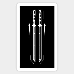 Twin Katana Vector Techwear Magnet